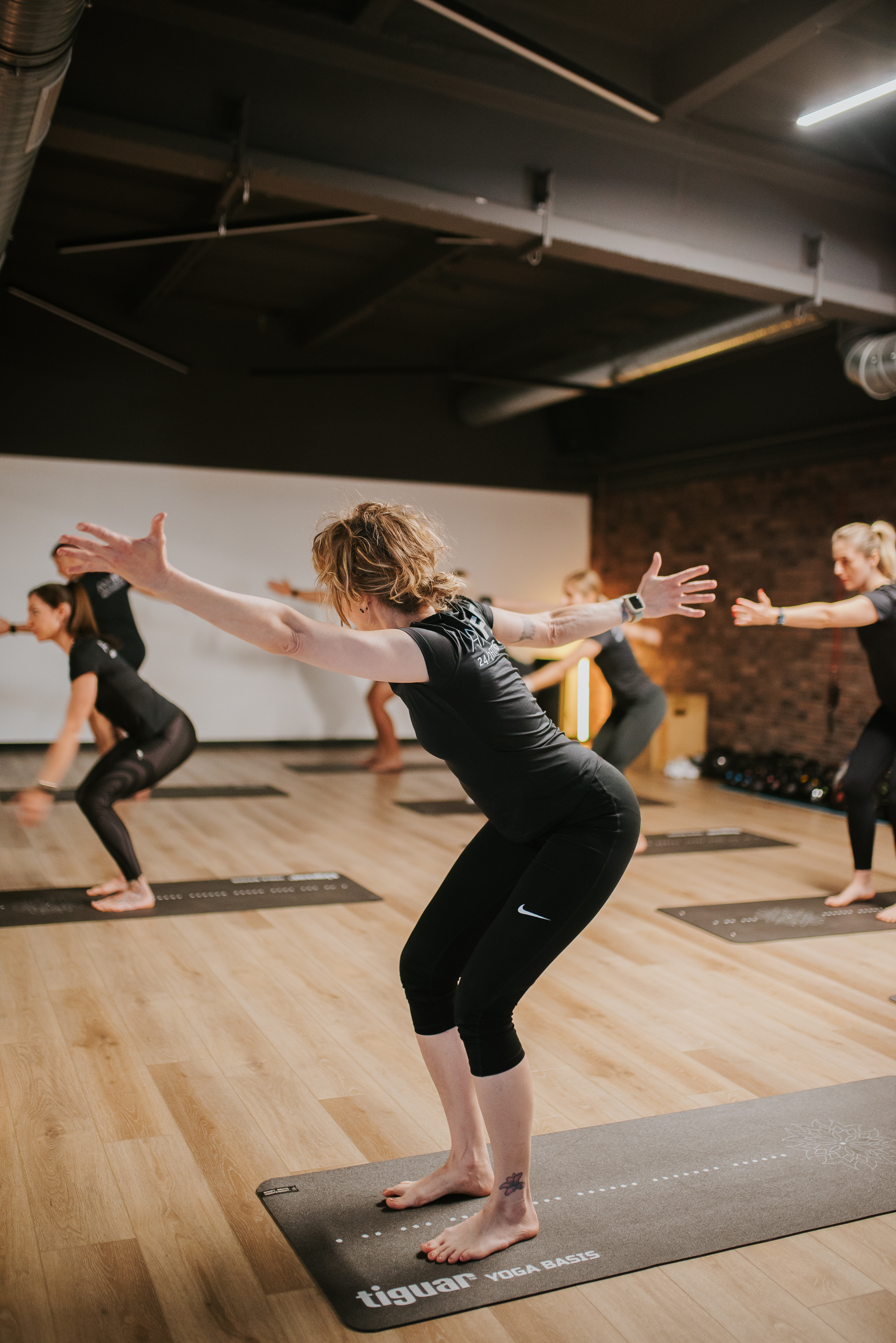 Uczestnicy zajęć grupowych w studio ANNFIT w Andrychowie