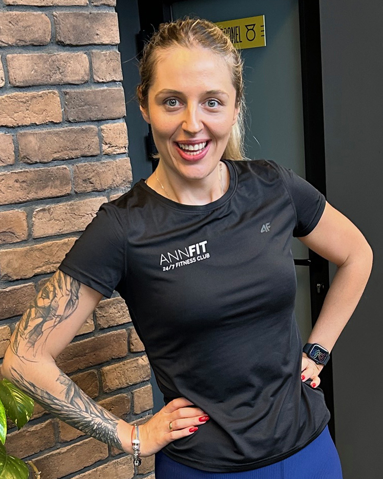 Agnieszka Mrzygłód — instruktorka fitness i trenerka personalna w ANNFIT